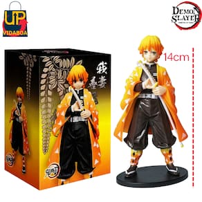 Boneco Demon Slayer - Zenitsu Agatsuma - Action Figure 14cm