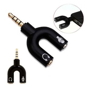 Adaptador Y Plug P2 X P3 Splitter Headset Fone Microfone
