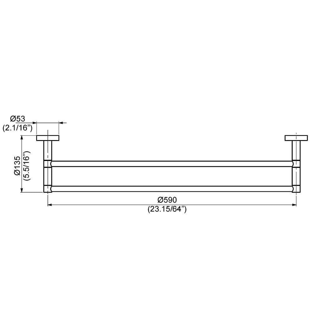 Porta Toalha Duplo Perflex Slim C36 - 12122010
