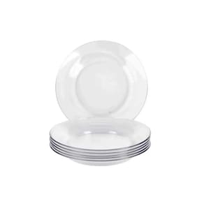 Kit Jogo De Pratos Liso Fundo 4 Unidades Restaurante Buffet