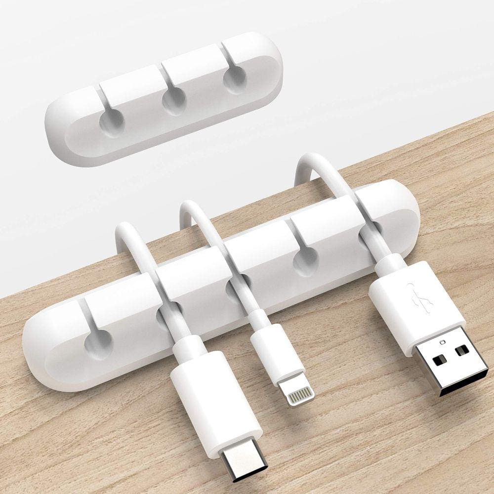 Suporte de cabo INCHOR White Cable Clips para mesa, carro e casa (2 P)