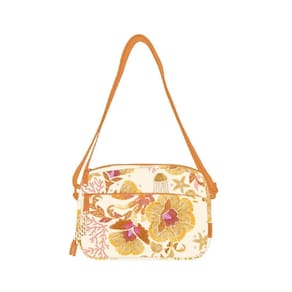 Mochila Farm Ziriguidum Pé na Areia Estampada 24x18x8 cm