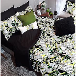 Kit Jogo De Cama Solteiro Completo 8 Peças Florestal Dark