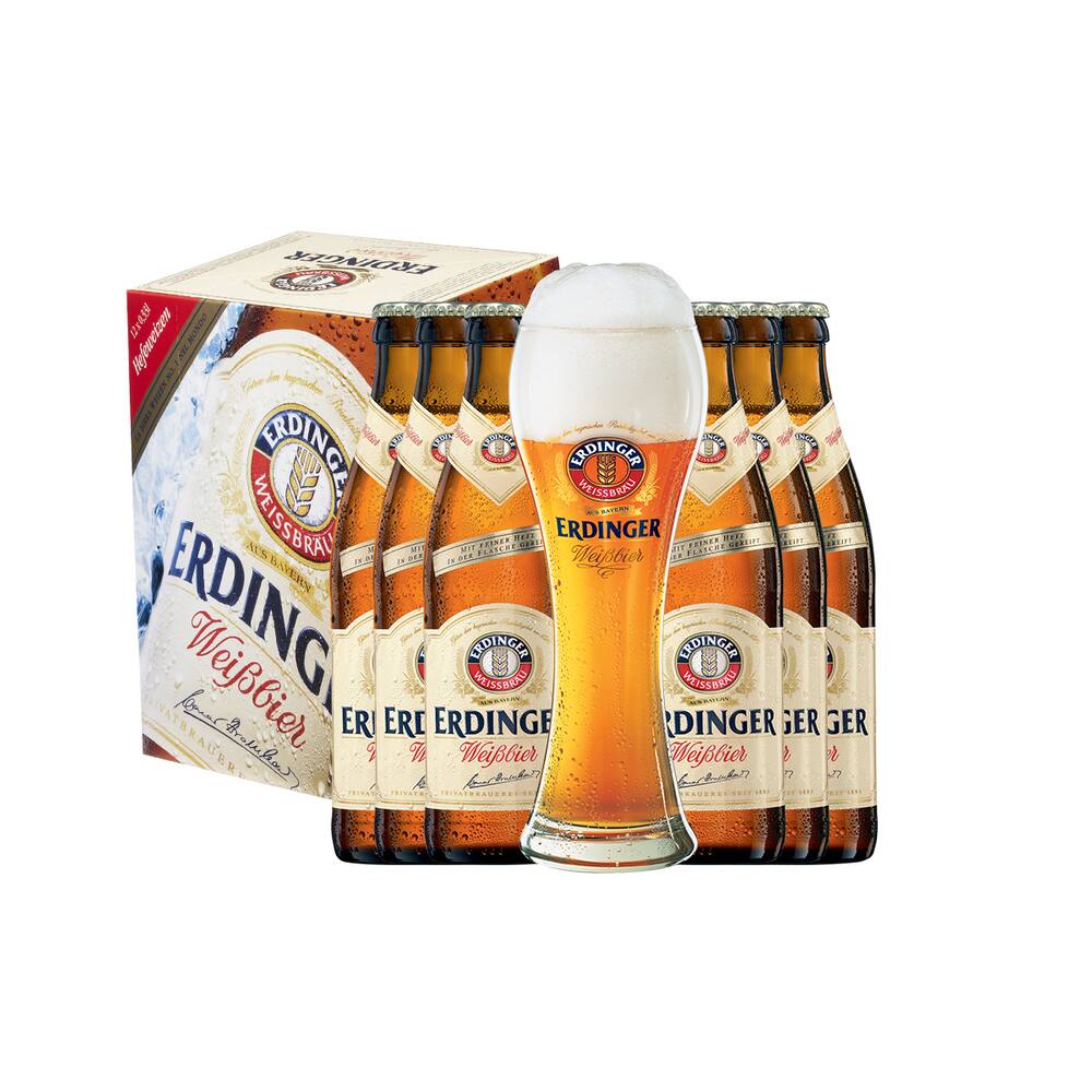 Kit Erdinger 6 Garrafas, Mais 1 Copo Exclusivo Erdinger 500m
