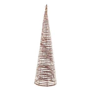 Mini Árvore de Natal Crommer Mark Rattan Dourada 60cm
