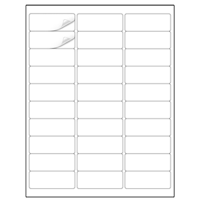 Etiquetas de endereço em papel adesivo Methdic 1x2,6 cm 900 etiquetas