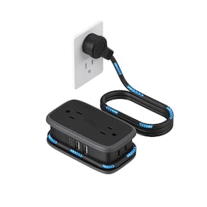 Faixa de alimentação NTONPOWER Travel com 4 tomadas 3 USB (1 USB C)