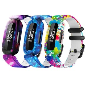 Pulseiras de relógio honecumi Floral com Fitbit Ace 3 Kid