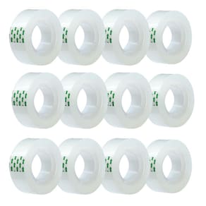 Rolos de recarga de fita para dispensador MJUNM Transparent 12x3/4x90