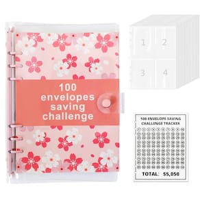 Desafios de economia Binder TAYASH 100 Envelope Challenge