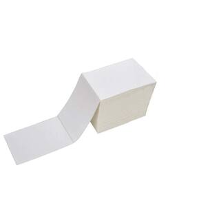 Etiquetas Fanfold Immuson 4x6cm Direct Thermal 500 Etiquetas