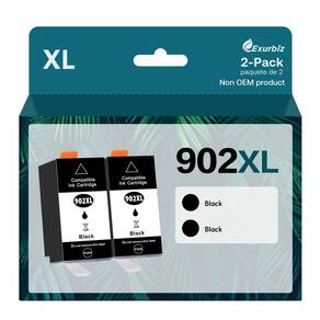 Cartuchos de tinta Exurbiz 902XL com HP 902 Black