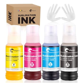 Garrafas recheadas de tinta de sublimação para impressora a jato de tinta Hiipoo 5