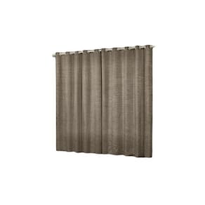 Cortina Quarto/Sala 3,00 X2,60 Castor Cristal Cetim Amassado