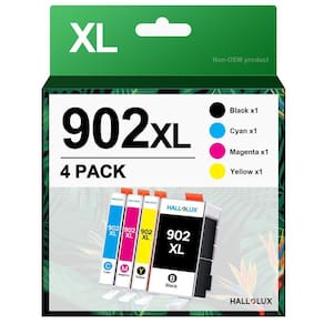 Cartuchos de tinta HALLOLUX 902XL de substituição para HP 902