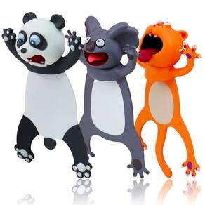 Marcadores GoosWeXMZL Funny Wacky Pals 3 unidades para crianças em PVC