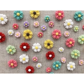 Alfinetes de polegar decorativos Temoyj Coloridos e fofos, 24 unidades