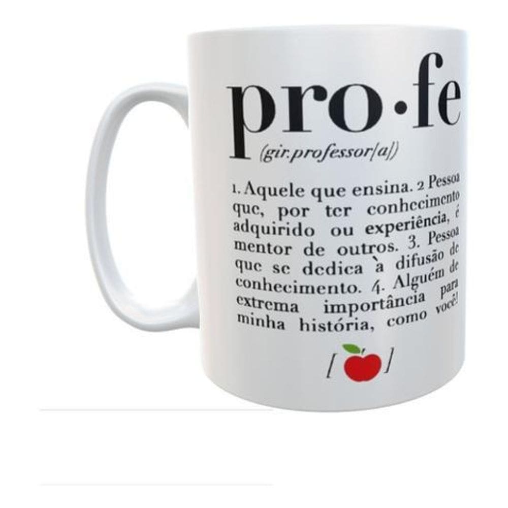 Caneca Personalizada Professor - Maça