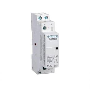 Contator Modular 2 Polos 25a 220v 2na Lect4000 Exatron