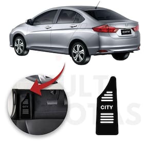 Descanso De Pé Honda City 2015 A 2021 Aço Escovado Preto