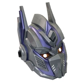 Máscara Robô Infantil Luzes E Sons Inspirado No Transformers