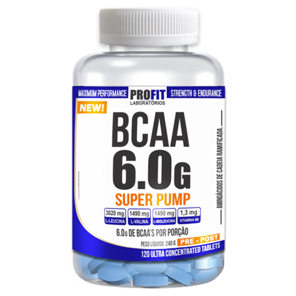 BCAA 6.0 Super Pump 120 cápsulas - ProFit