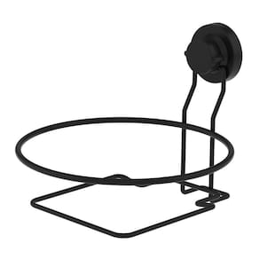 Suporte Para Lixeira Redonda Com Ventosa De Banheiro Cozinha Pia Preto - 4027PT Future