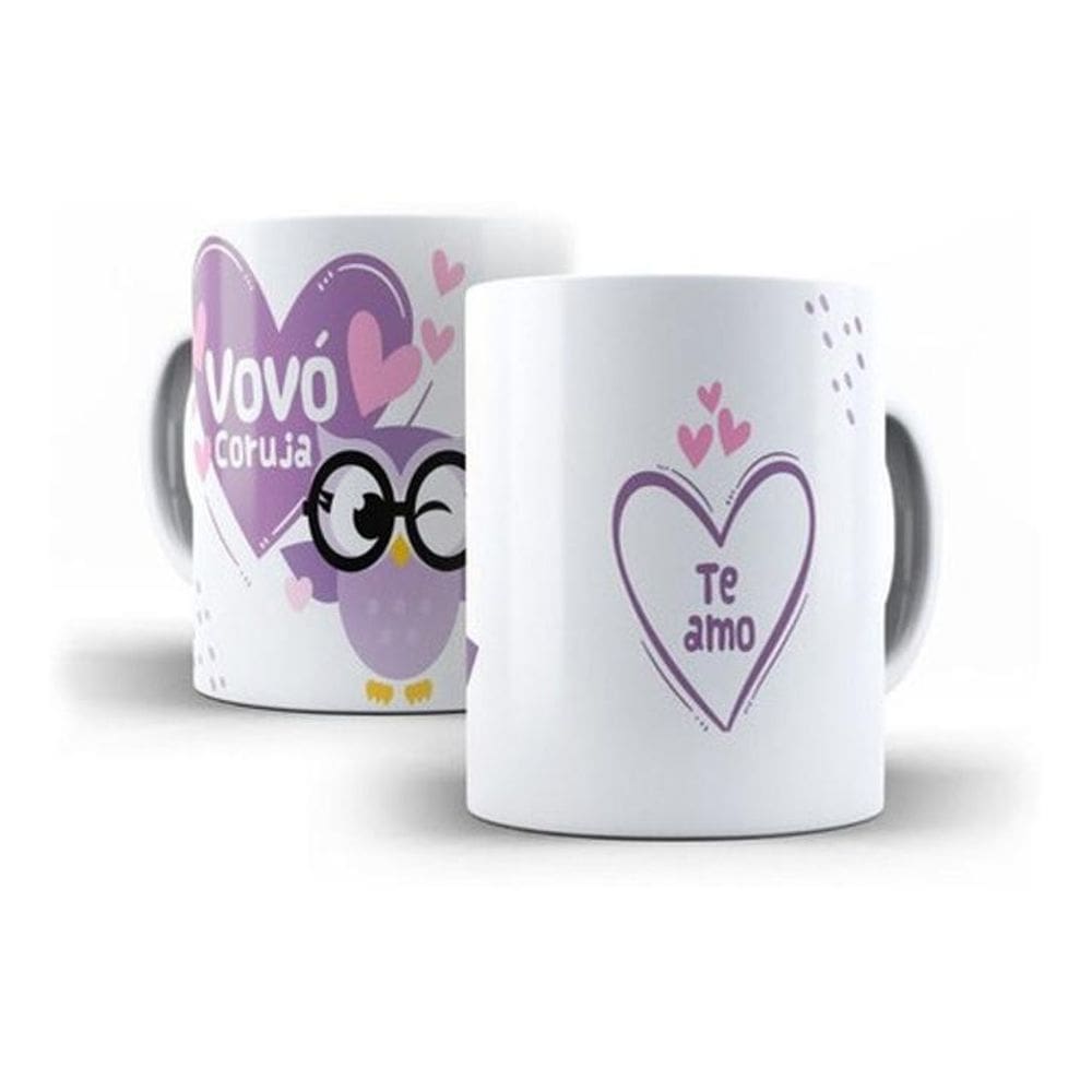 Caneca Vovó Coruja - Presente Vó