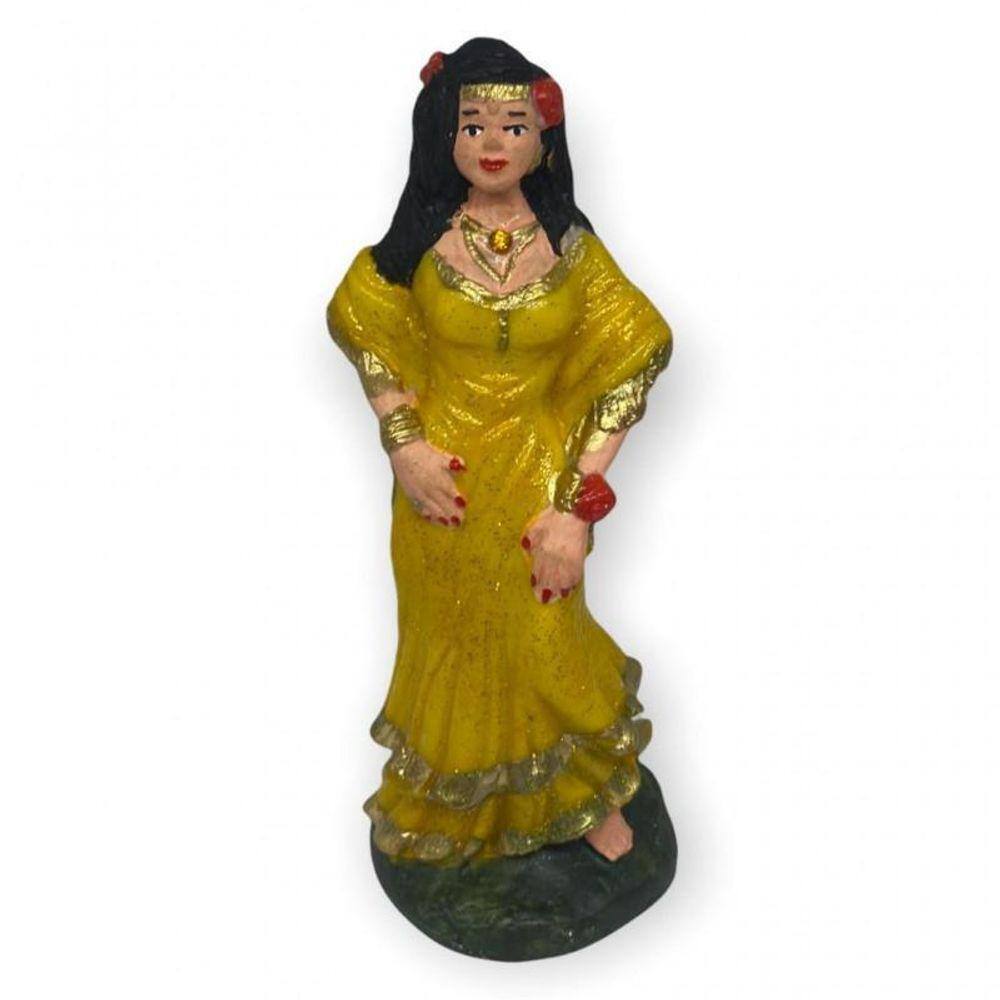 Escultura Cigana Em Resina 15 Cm Umbanda Candomblé