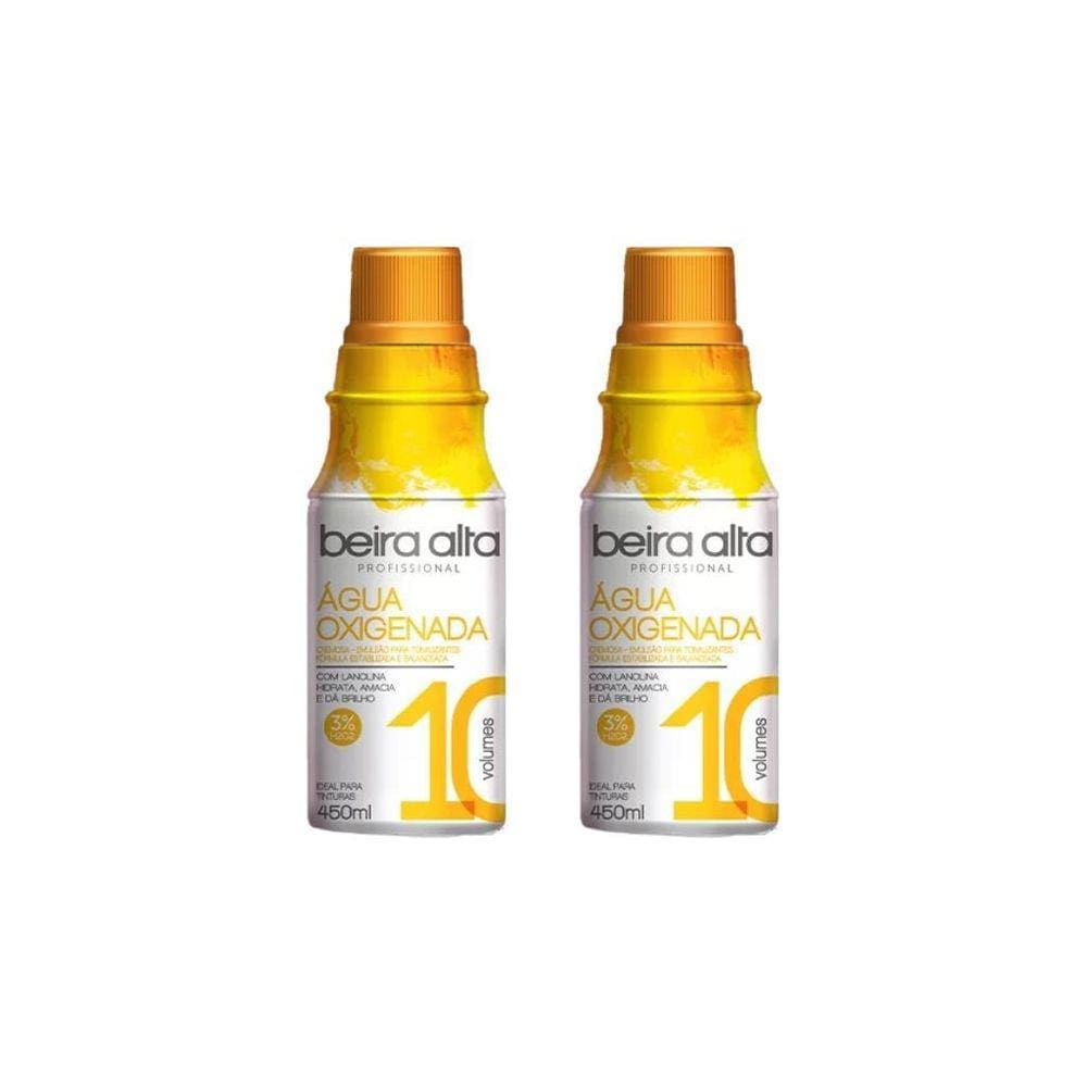 Agua Oxigenada Beira Alta 450Ml 10 Volumes-Kit C/2Un
