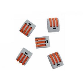 Conector Borne Emenda 3 Fios - Modelo Pct-213 - 50 Peças