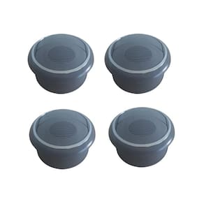 Kit Difusor Ar Palio Doblo Cinza Escuro Aro Cromado