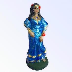 Escultura Cigana Em Resina 15 Cm Umbanda Candomblé