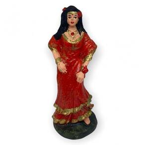 Escultura Cigana Em Resina 15 Cm Umbanda Candomblé
