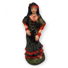 Escultura Cigana Em Resina 15 Cm Umbanda Candomblé