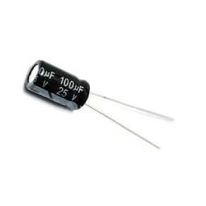 10 Peças Capacitor Eletrolítico 100Uf 25V 100 X 25 105ºc