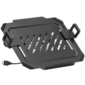 Bandeja Apoio Notebook Cooler Rgb Fixo Acoplável 12 A 17 Suporte Pistão Nbh-8rgb Com Cooler