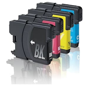 Kit Cartucho Para Brother DCP-165C LC61 LC-61 compatível