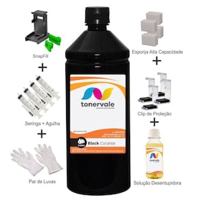 Tinta Para Canon MG3510 MG3610 MX371 MX391 PG-140 Black 1 Litro Platinum