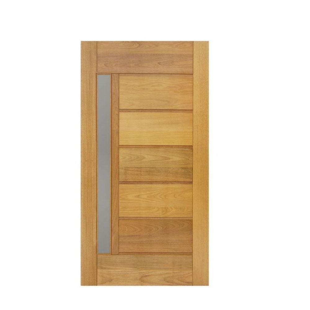 Folha de Porta 210x60cm Tauari 3B Visor sem Vidro Mapaf Marrom