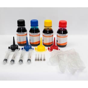 Kit 4 Tinta Para Epson TX125 T22 T25 TX120 TX123 TX135 TX105 de 100ml Platinum