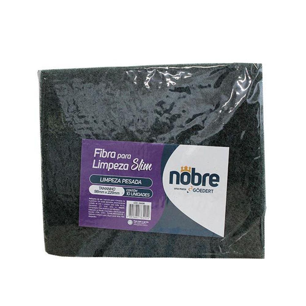 Fibra Para Limpeza Leve  10Und  - Nobre
