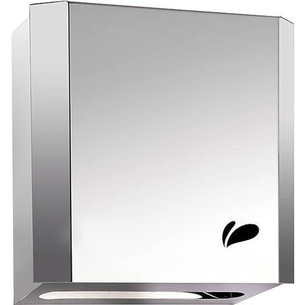 Toalheiro Quadra Inox Escovado - Biovis