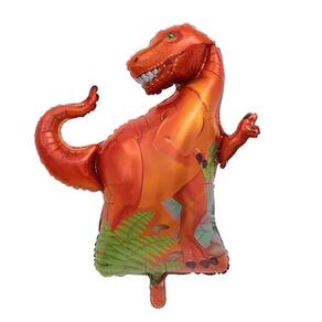 Balão Metalizado Dinossauro Tiranossauro-Rex - 41 cm