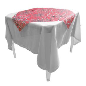 Toalha de Mesa Teia de Aranha Tnt 70cm x 70cm - 5 Unidades