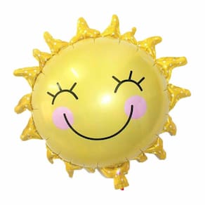 Balão Metalizado Solzinho Feliz - 18 Polegadas - 1 Unidade