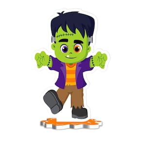 Enfeite de Mesa Halloween Frankenstein EVA - 17cm x 11cm