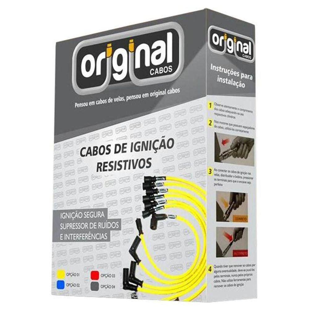 Jogo Cabos Vela 8mm Ranger 2.3 8v 96 À 97 [silicone]