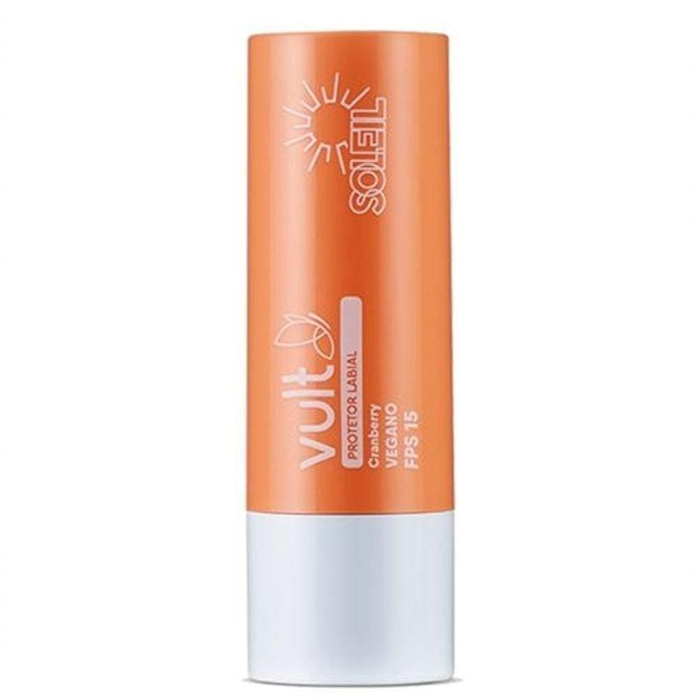 Protetor Labial Balm Vult Soleil Cranberry Vegano 3,6g