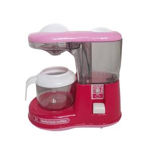 Cafeteira de Brinquedo Rosa com Luz